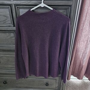 Lululemon cotton Knitted mock neck sweater